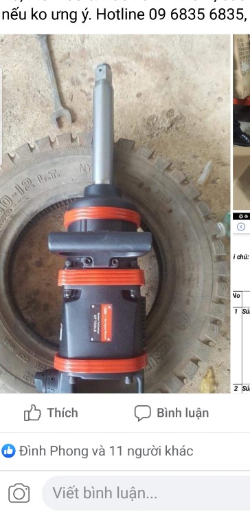 Súng bắn bulong  1 inch Uptool