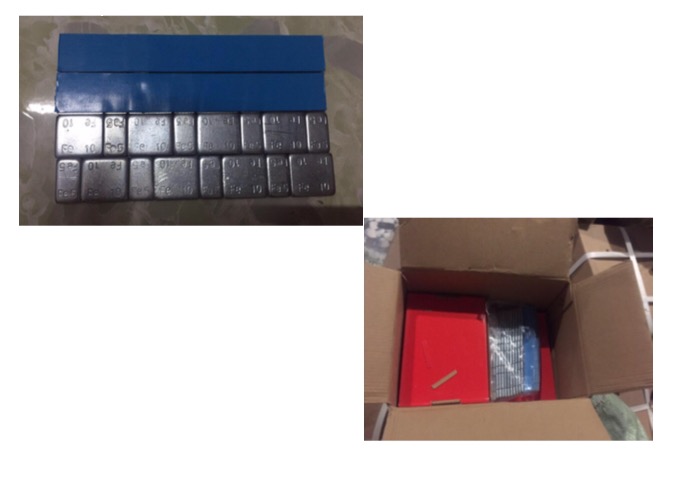 Phụ tùng ô tô: van, chì cân mâm, ốc 19