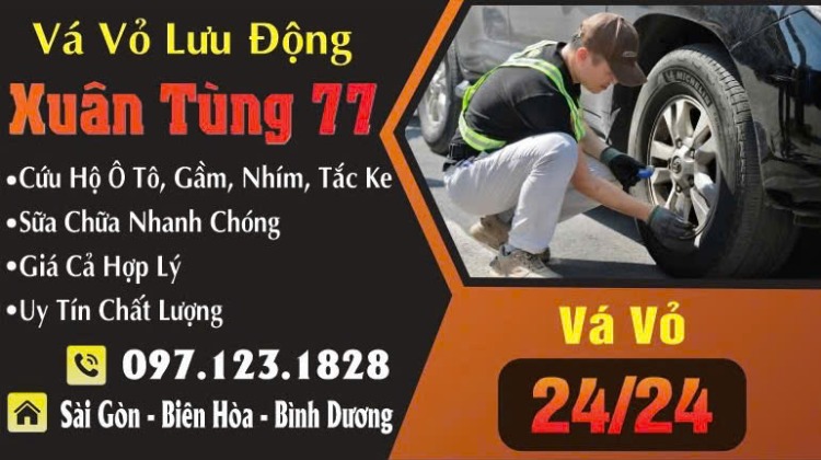 Vá Vỏ Lưu Động Thủ Đức 24/24